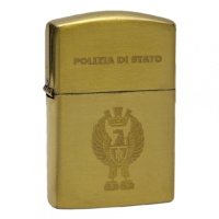 Accendino dorato con logo Accendino dorato con logo Accendino dorato con logo